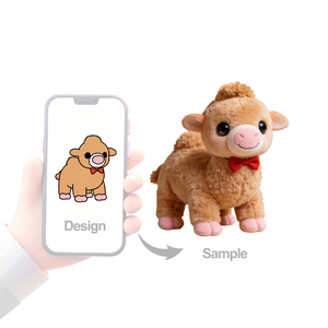 Nouvelle conception, adorable peluche personnalisable en forme d'<span class=keywords><strong>alpaga</strong></span>, de lama ou de mouton, avec rembourrage en coton PP, anti-stress et logo personnalisé - Product Image 3