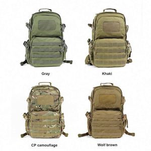 กระเป๋าเป้สะพายหลัง MOLLE ขนาด 35 ลิตร สำหรับกิจกรรมกลางแจ้ง แบบขยายได้ เหมาะสำหรับเดินทาง ปีนเขา ล่าสัตว์ ฝึกซ้อมรบ และการใช้งานทางยุทธวิธี (ตัวอย่างสินค้าฟรี) - Product Image 6