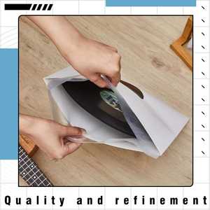 Offre de réduction 12 pouces Blank Record Jackets Vache Paper Vinyl Record Sleeves Outer Jackets With Poly - Product Image 5