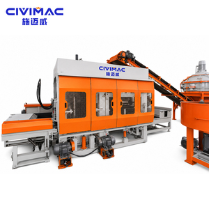 Macchinario per la Produzione di <span class=keywords><strong>Mattoni</strong></span> QT10-15 ad Alta Capacità, Macchina Automatica per Blocchi di Calcestruzzo Cavi e Solidi con PLC Idraulico - Product Image 2