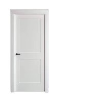 Porte intérieure moderne en bois style Shaker, surface apprêtée MDF, pour projets résidentiels et appartements, vente en gros usine