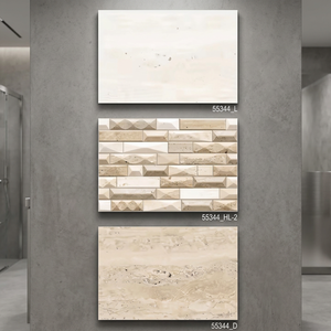 Carrelage mural de salle de bain en céramique OEM 30x45cm Concept de cuisine numérique 300x450mm Motif de conception unique avec faible absorption d'eau - Product Image 4