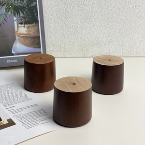 Wooden High-Legged Base Multifunctional <b>Serving</b> <b>Tray</b> Rubber Wood Small And <b>Large</b> Size Residential Use - Product Image 1