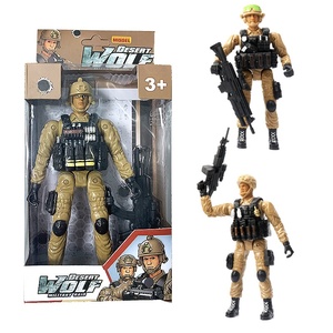 Modèle de <span class=keywords><strong>jouet</strong></span> <span class=keywords><strong>militaire</strong></span> de soldat de grande taille 1:10, forces spéciales de police articulées en plastique de 18,5 cm pour le commerce extérieur - Product Image 4