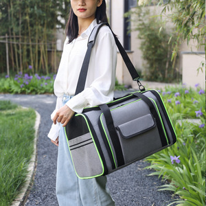 Phổ biến nhất có thể gập lại mang đi ra ngoài xách tay một Vai Con Chó Túi tàu sân bay Túi mềm bên mở rộng vật nuôi tàu sân bay Túi du lịch - Product Image 6