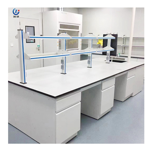 โต๊ะทดสอบทางเคมีในห้องปฏิบัติการม้านั่งกลางเกาะเหล็ก - Product Image 5