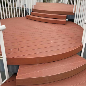Bulgarie Plancher de terrasse extérieur en WPC et PVC Plancher en <span class=keywords><strong>bois</strong></span> lisse pour jardins Salles de bain Cuisines Parcs Sous-sols Salons - Product Image 2
