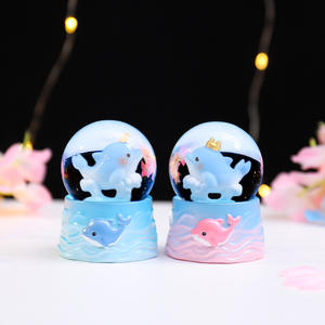 <span class=keywords><strong>Boule</strong></span> de cristal avec sons d'animaux, globe à eau de bureau mignon, globe à neige en résine, cadeau, décoration créative de dessin animé, <span class=keywords><strong>boule</strong></span> de cristal de Noël - Product Image 3