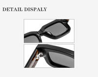 Lunettes de Soleil Polarisées Rétro 2026 Sur Mesure pour Femme, Lunettes Carrées de Luxe pour Homme, Lunettes de Créateur en Acétate avec Logo Personnalisé