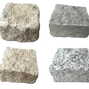 Fabrika doğrudan satış açık doğal bölünmüş granit döşemeler eskitme küp taş