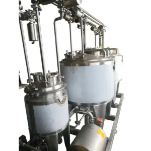 vertical type high speed soap mix tank with agitator and high shear mixer