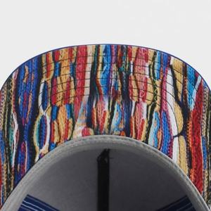 Made in Vietnam this sports Baseball <b>Cap</b> is a Retro Hip Hop Street style <b>flat</b> Brimmed Hat with new Trendy color blocking <b>design</b> - Product Image 5