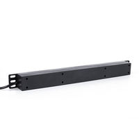 Unité de distribution d'alimentation 1U personnalisée de 19 pouces avec 6 prises PDU commutées pour les applications de rack de serveur et de centre de données
