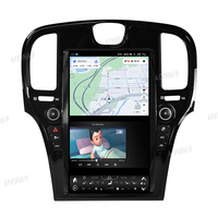 13.6 pouces Tesla Style Auto Stéréo Pour Chrysler 300C 2011-2023 Android 12 Autoradio GPS Navigation Lecteur Multimédia Récepteur