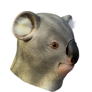 Máscara de Látex de Cabeza de Animal para Halloween y Navidad, Máscara Facial Completa de Kola, Terrorífica, con Pelo Rojo, Payaso Malvado, Espíritu Sangriento, Fantasma - Product Image 6