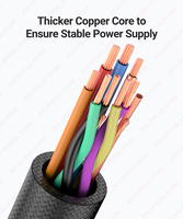 كابل تمديد مروحة PWM 4-Pin من OEM 1 إلى 3 طلبات سائبة لمحول درجة حرارة مروحة الشاسيه متوفر بالمخزون