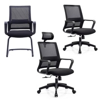 Chaise de conférence en maille plastique Guangdong, chaise de bureau simple, chaise pour personnel, chaise d'ordinateur, confortable, réglable en hauteur, en forme d'arche