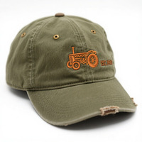 Gorras de Béisbol Vintage Lavadas de Sarga con Logotipo Bordado Personalizado, Estilo Desgastado, para Deportes al Aire Libre y Estilo Urbano