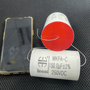 Bevenbi tụ phim âm thanh trục Polypropylene 33UF 68UF 82UF 200uF 220uF 280UF 300UF UF 100V 200V - Product Image 1
