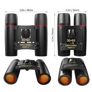 Seacat 30x60 Mini Folding Binoculars Low Light Telescope For Birdwatching Outdoor Use - Product Image 2