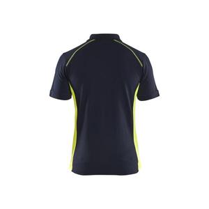 BLAKLADER - 332410508633S <b>Polo</b> <b>shirt</b> Dark <b>navy</b> <b>blue</b>/Yellow - EAN 7330509889596 WORK T-<b>SHIRTS</b> AND <b>POLO</b> <b>SHIRTS</b> - Product Image 2