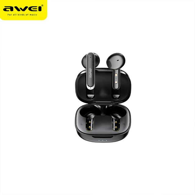 TWS T66 In-Ear Wireless Earbuds Low Latency Noise Cancelling with LED Battery Indicator Lightweight Comfort Fit Earphones