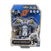 Dinosaurio Transformador Robot Juguete 2 en 1 Dinosaurio a Robot Figura de acción con articulaciones móviles Juguete de tallo interactivo para niños