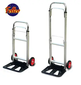 Aluminum alloy trolley with a load of 90kg can be telescopic and folded