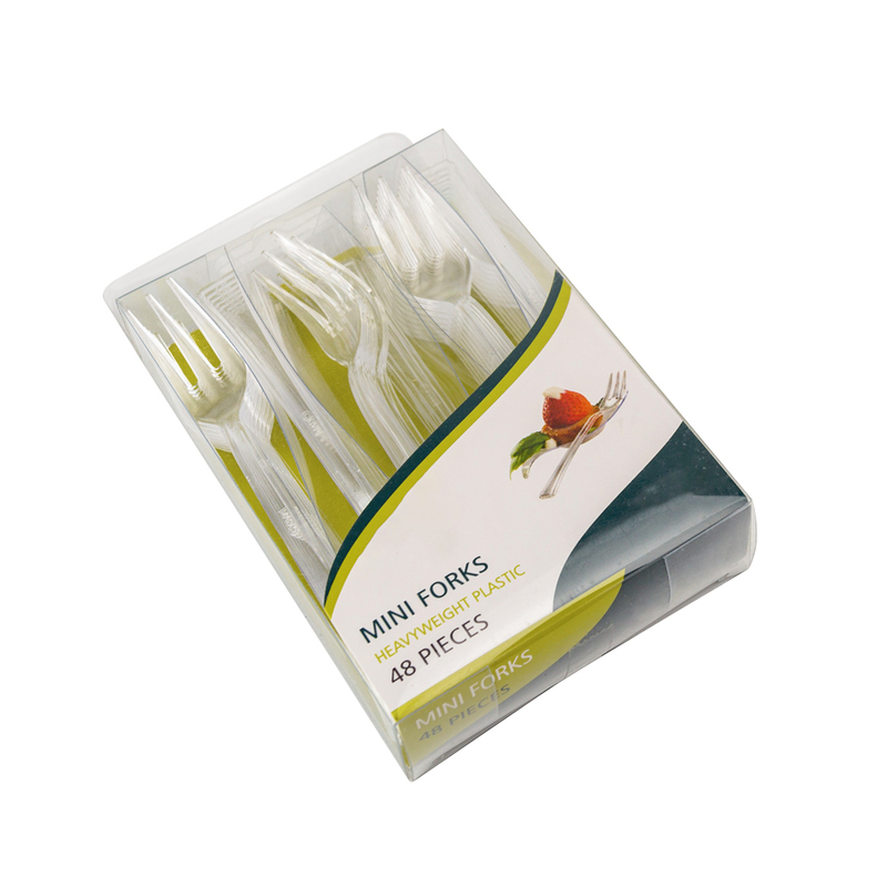 Transparent Small clear Plastic Utensils Cutlery