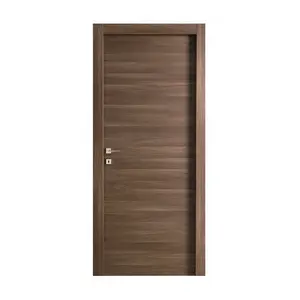 Venta al por mayor puertas cortain de algodón-Puerta interior de madera para el hogar, diseño de puertas interiores de fábrica China, mdf