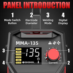 Nieuwe draagbare 110V/220V hoog vermogen mini DC motor MMA boog IGBT inverter lasapparaat 200/250A DC lasmachine - Product Image 4