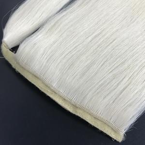 Cordon <span class=keywords><strong>de</strong></span> serrage à enrouler <span class=keywords><strong>naturel</strong></span> 100% cheveux humains vierges, <span class=keywords><strong>queue</strong></span> <span class=keywords><strong>de</strong></span> <span class=keywords><strong>cheval</strong></span> naturelle lisse et soyeuse - Product Image 5