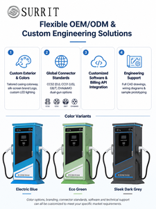 DC EV <b>Charger</b> For Gas Station EV Charging Reliable Floorstanding Commercial EV Charging DC <b>Fast</b> Charging Station - Product Image 6