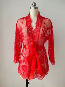 Đồ ngủ nữ chất liệu ren gợi cảm, thoáng khí, màu trơn, kiểu dáng châu Âu và Mỹ - Product Image 5