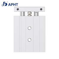 Cylindre pneumatique à double piston APHT série TN/TR, arrêt en douceur, longue durée de vie, garantie 1 an, neuf