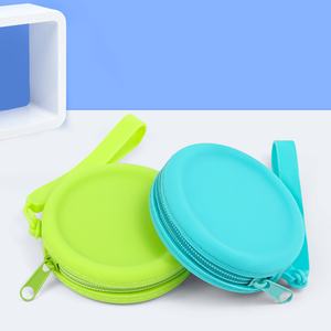 Sac de rangement pour maquillage en silicone, logo personnalisé, durable, portable, léger, pliable, résistant à l'eau, suspendable - Product Image 5
