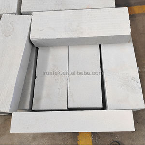 Concreto Aéreo Autoclavado Branco de Alta Qualidade (AAC) Edifício Oco Paver Polímero Decorativo Tijolos Parede Alvenaria Porosa - Product Image 4