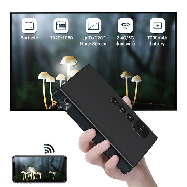 Hotack Best Selling D062 HD Smart Android Wireless Proyector DLP Video Projecteur Home Theater Portable Mini Projectors 4K