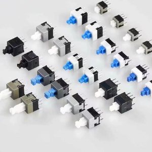 12V Metaal 6*6*2.5-3.7MM 4Pin <span class=keywords><strong>DIP</strong></span> 1NO Red Head Tact Microschakelaar - Product Image 4