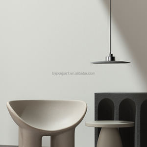 <span class=keywords><strong>Cappello</strong></span> moderno Design 12W <span class=keywords><strong>lampadario</strong></span> in metallo grigio cemento 3000K temperatura di colore luminosità regolabile per piccoli ristoranti COB - Product Image 2