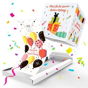 Caja de rebote Día de San Valentín Día DE LA MADRE Sorpresa Explosión Caja de regalo Feliz <span class=keywords><strong>cumpleaños</strong></span> Confeti Fuegos artificiales Baby Shower Cajas sorpresa - Product Image 1