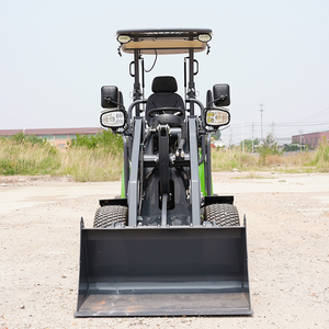 Chargeur frontal électrique miniature EVERUN ER08EH de 0,8 tonne, certifié CE, chargeur articulé à bras long pour l'agriculture et la construction - Product Image 3