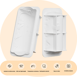 MUYULINS Factory Christmas Snowhouse Shape Maker LFGB Platinum Non-Stick BPA-Free <b>Silicone</b> Cake Mold - Product Image 5