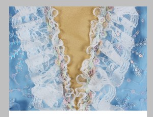 Costumes de danse bleus en gros, longs tutus romantiques pour spectacle, tenues de danse pour filles, tutus de princesse <span class=keywords><strong>pas</strong></span> chers - Product Image 4