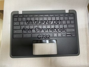 ที่วางฝ่ามือเคสด้านบนพร้อมอะไหล่แป้นพิมพ์สำหรับ ACER <span class=keywords><strong>Chromebook</strong></span> 11 C732 / C732T <span class=keywords><strong>C733</strong></span> / C733T 6B.GUKN7.001 - Product Image 1