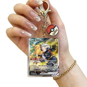 Nouveaux designs, vente en gros, <span class=keywords><strong>porte</strong></span>-clés en acrylique mignons de la collection Pokémon, accessoires de pendentif, <span class=keywords><strong>porte</strong></span>-clés en acrylique Pokémon TCG - Product Image 5