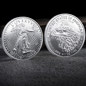 Hai mặt 3D tự do & EAGLE kỷ niệm đồng xu Mỹ chủ đề kim loại thách thức đồng xu tùy chỉnh số lượng lớn đơn đặt hàng - Product Image 2