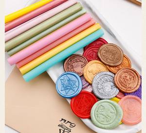 アンティークゴールド シーリングワックススティック 11mm グルーガン用 ワックスシール - Product Image 3