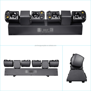 Lumière de tête mobile à double tête 80W, effet de faisceau <span class=keywords><strong>LED</strong></span> RGBW DMX512 pour DJ, performance, fête, événement - Product Image 3