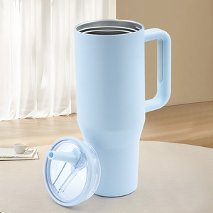 40oz stainless steel tumbler bpa-free hidden <b>straw</b> insulated vacuum double-wall 40oz stainless steel sippy cup - Product Image 2